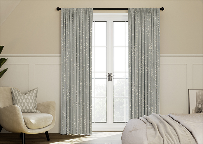Willow Field, Slate - Made to Measure Curtains - Image 3